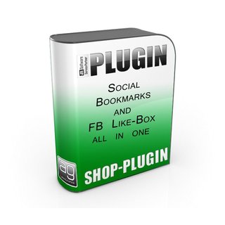Shariff Social Bookmarks and Facebook Like Box - All in one